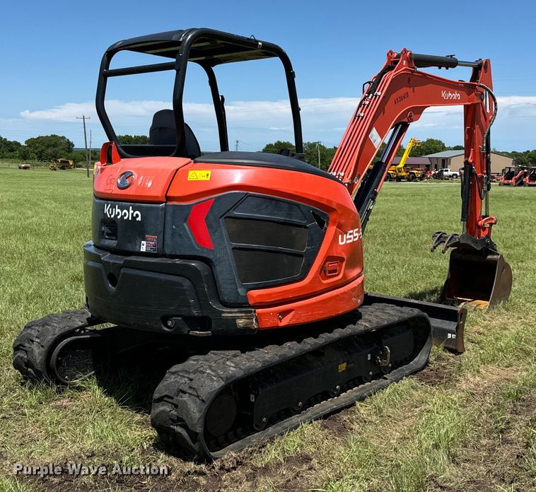 image for item EH3957 2021 Kubota U55-5 mini excavator