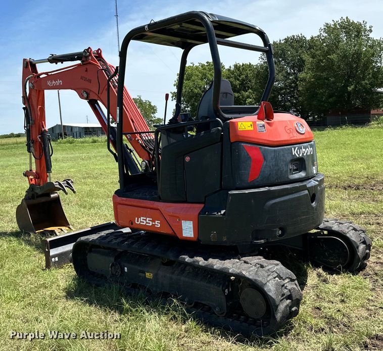 image for item EH3957 2021 Kubota U55-5 mini excavator