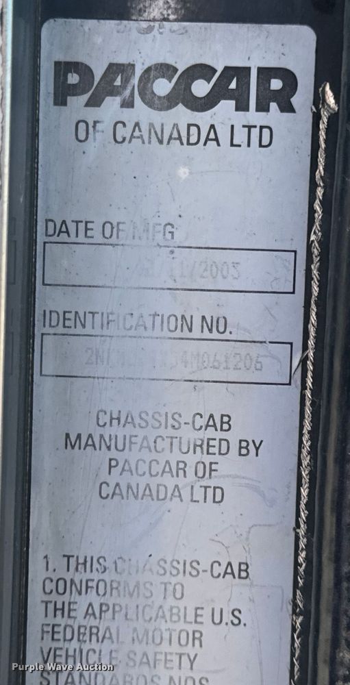 image for item DL4412 2004 Kenworth T300 dump flatbed truck