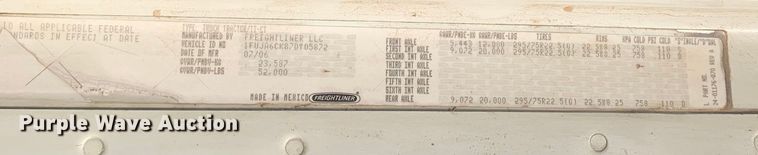 image for item DM7875 2007 Freightliner Columbia semi truck