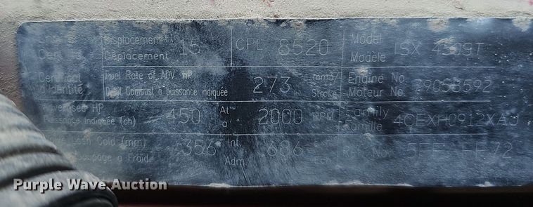 image for item DP6423 2007 International 9400i truck cab and chassis