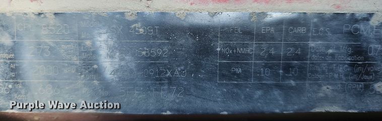 image for item DP6423 2007 International 9400i truck cab and chassis