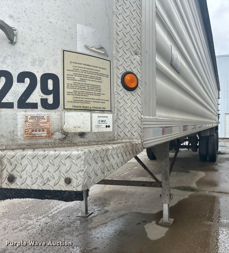 image for item DP8393 2006 Travis  T/102 end dump trailer