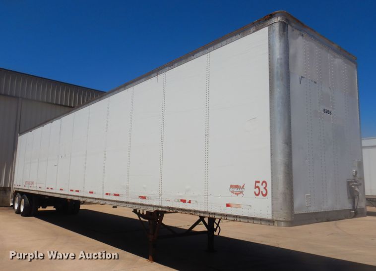 image for item DQ7070 2005 Wabash dry van trailer