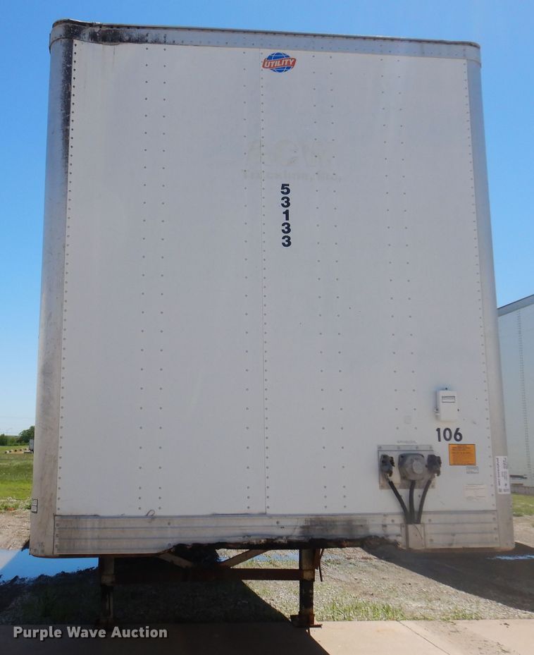 image for item DQ7077 2006 Utility dry van trailer