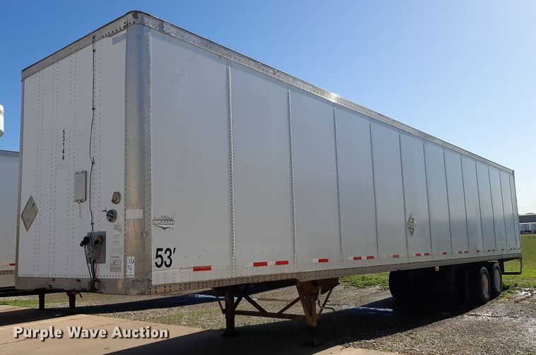 image for item DQ7078 2007 Wabash dry van trailer