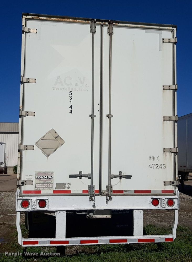 image for item DQ7078 2007 Wabash dry van trailer