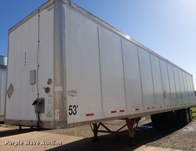 image for item DQ7078 2007 Wabash dry van trailer