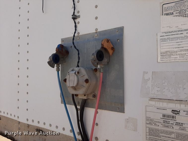 image for item DQ7078 2007 Wabash dry van trailer