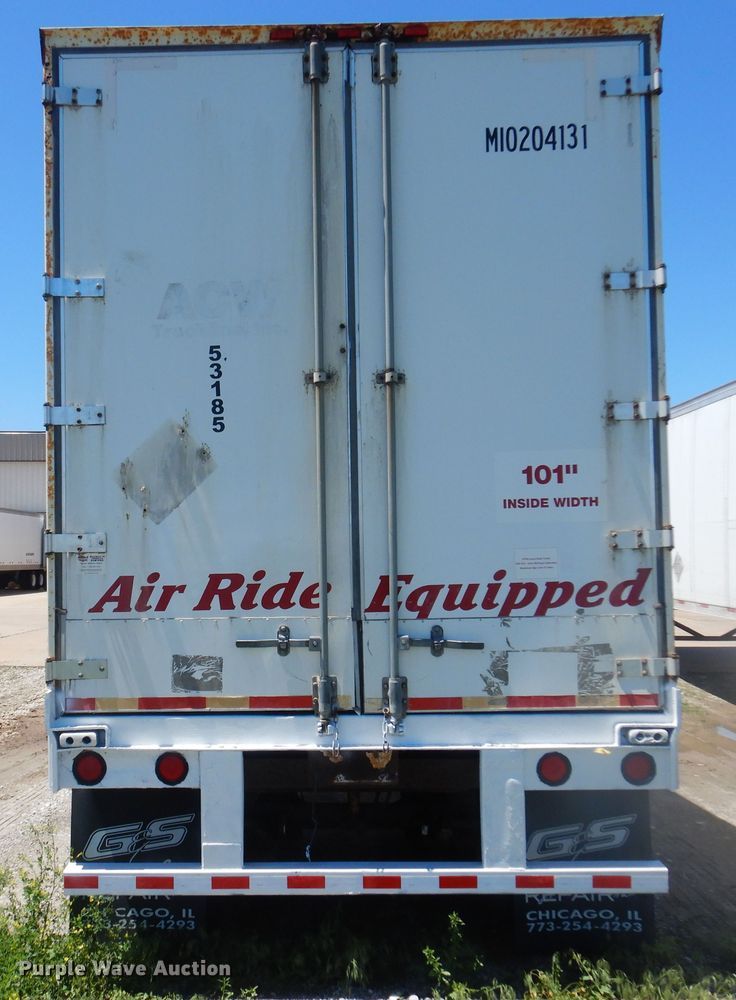 image for item DQ7088 2005 Wabash dry van trailer