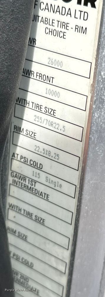 image for item DX0518 2016 Peterbilt 337 showroom truck