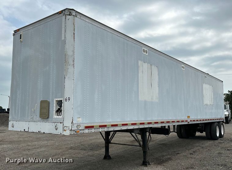 image for item EG1615 1986 Nabors dry van trailer
