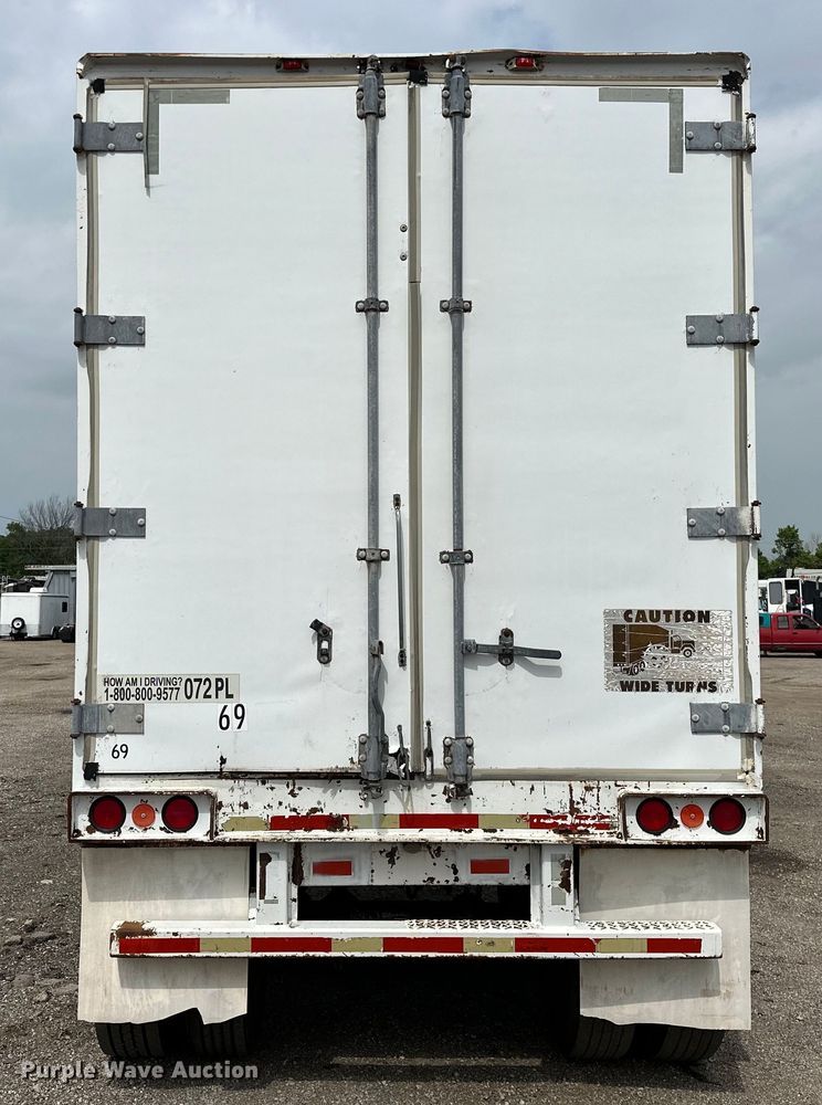 image for item EG1615 1986 Nabors dry van trailer