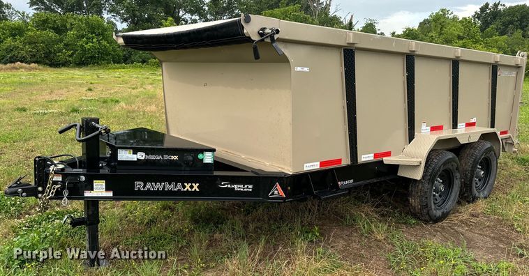 image for item EH6877 2024 RawMaxx LPX-14-27K dump trailer