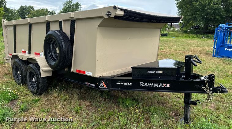 image for item EH6877 2024 RawMaxx LPX-14-27K dump trailer