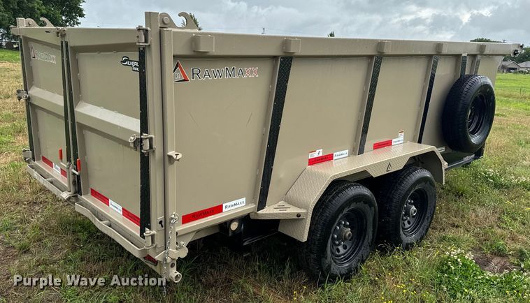 image for item EH6877 2024 RawMaxx LPX-14-27K dump trailer