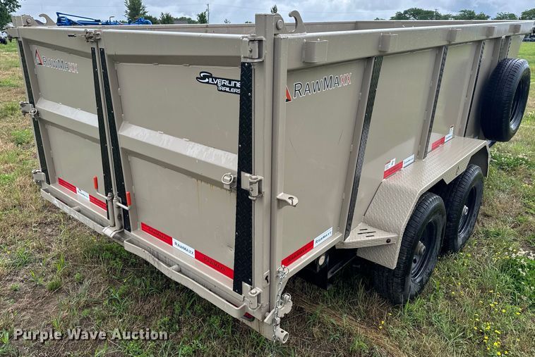 image for item EH6877 2024 RawMaxx LPX-14-27K dump trailer