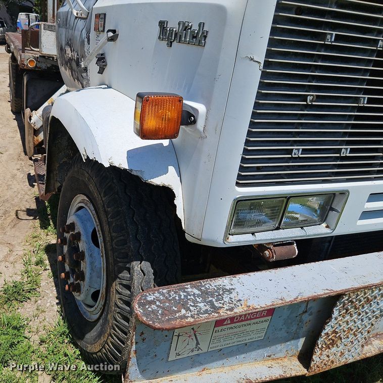 image for item EI3891 1990 GMC Top Kick 7000 crane truck