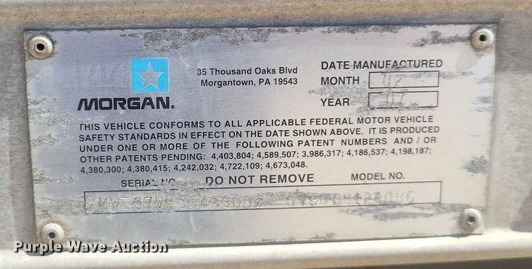 image for item EJ7907 2007 Freightliner Business Class M2 box truck