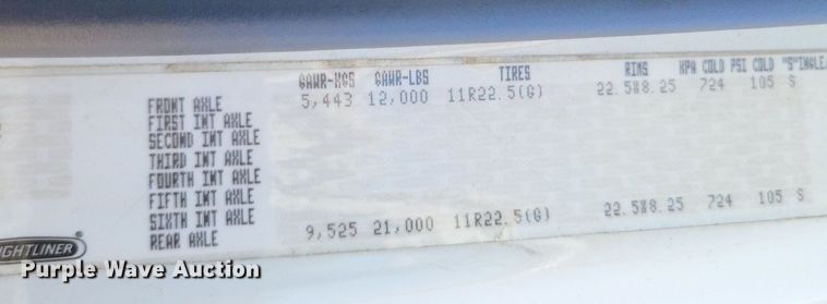 image for item EJ7907 2007 Freightliner Business Class M2 box truck