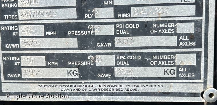 image for item EK4705 2007 Kalyn Siebert KSHRG-3-55T lowboy equipment trailer