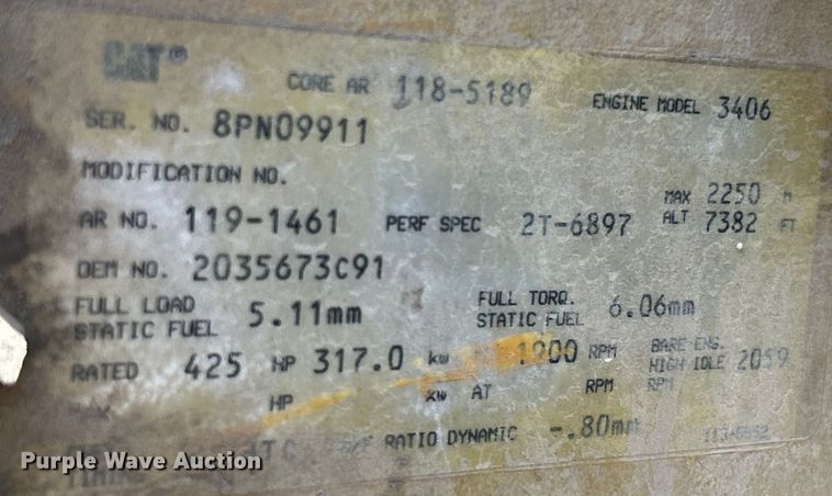 image for item EK4713 1997 International  9400 semi truck