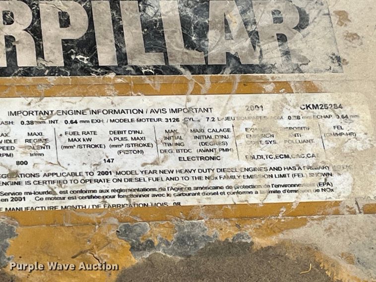 image for item EK8543 2002 Chevrolet  C7500 rollback truck