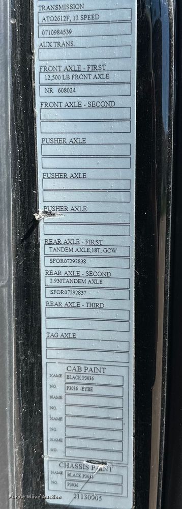 image for item IB9419 2022 Volvo VNR semi truck