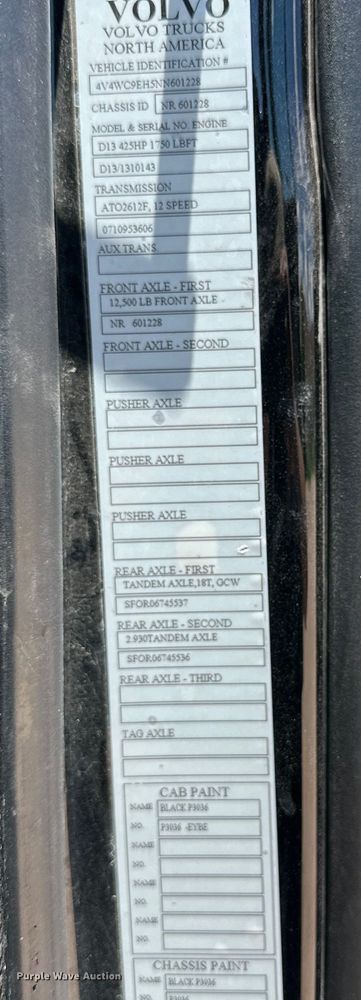 image for item IB9420 2022 Volvo VNR semi truck