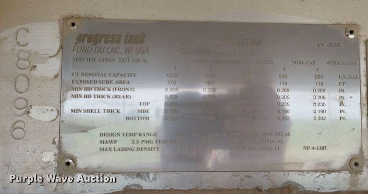 image for item KB9016 2012 Kenworth T440 fuel truck