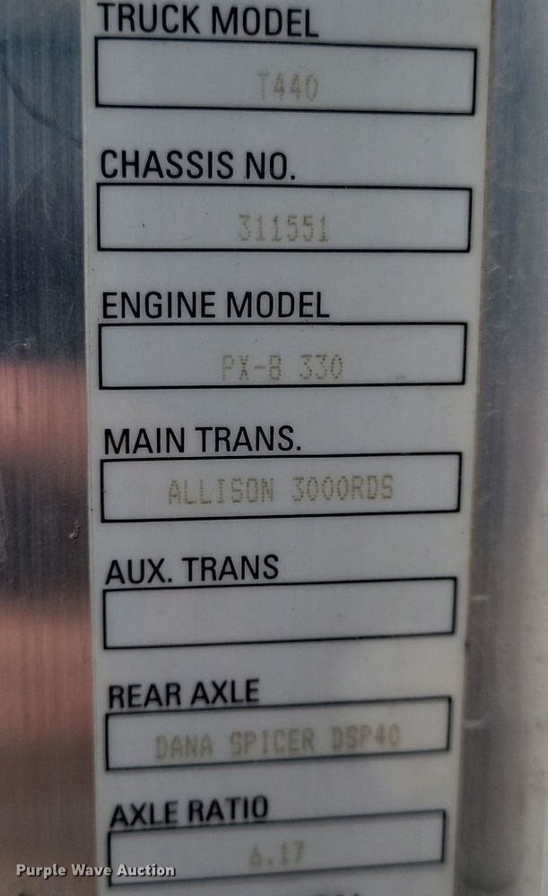 image for item KB9016 2012 Kenworth T440 fuel truck