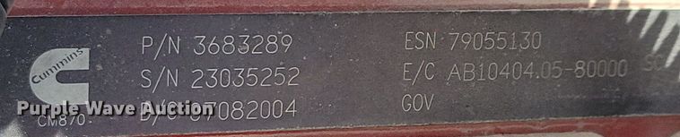 image for item KB9034 2003 International  Eagle 9400i truck cab and chassis