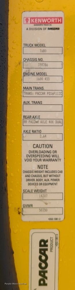 image for item NG9827 2020 Kenworth T680 semi truck