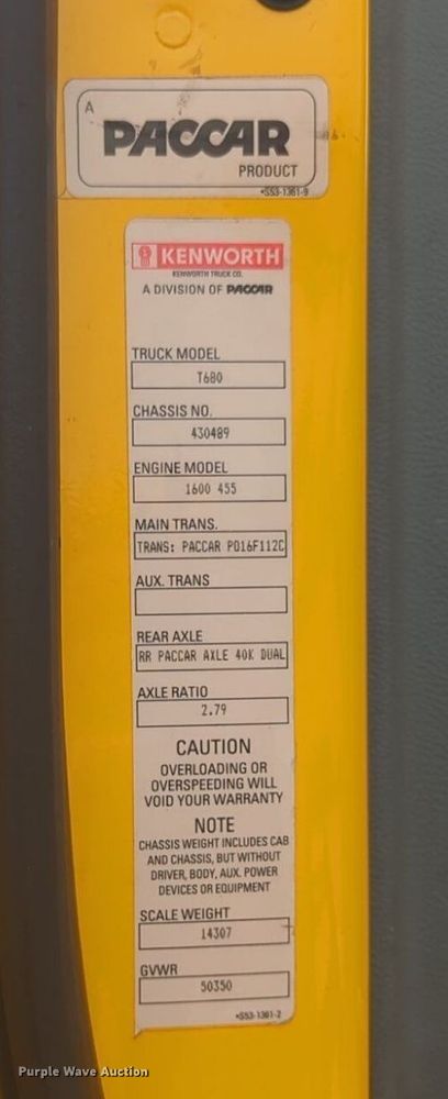 image for item NG9836 2020 Kenworth T680 semi truck