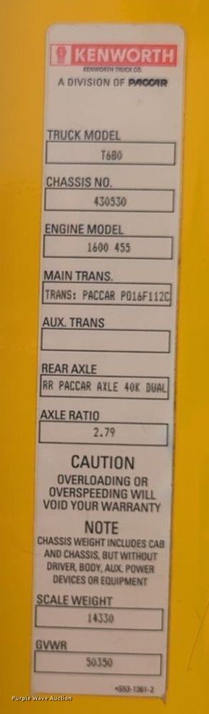 image for item NG9840 2020 Kenworth T680 semi truck