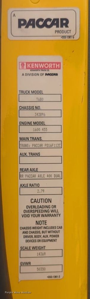 image for item NG9842 2020 Kenworth T680 semi truck