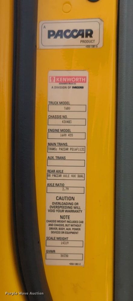 image for item NG9845 2020 Kenworth T680 semi truck