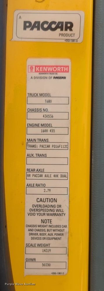 image for item NG9850 2020 Kenworth T680 semi truck