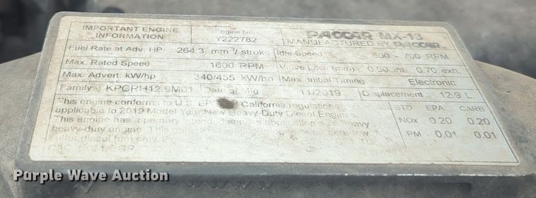 image for item NG9852 2020 Kenworth T680 semi truck