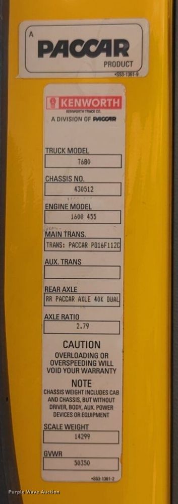 image for item NG9861 2020 Kenworth T680 semi truck