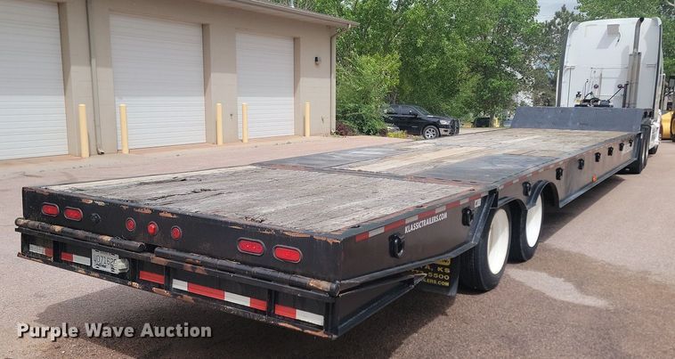 image for item NZ9919 2007 Dakota Manufacturing TE70HT drop deck hydratail equipment trailer