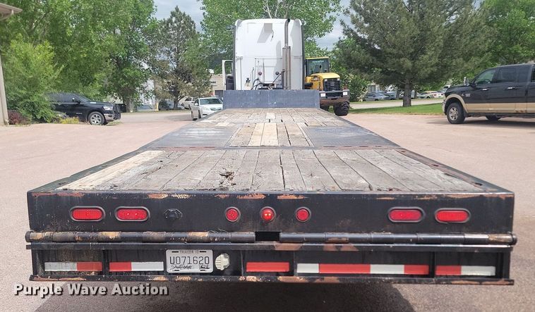 image for item NZ9919 2007 Dakota Manufacturing TE70HT drop deck hydratail equipment trailer