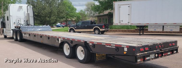 image for item NZ9919 2007 Dakota Manufacturing TE70HT drop deck hydratail equipment trailer