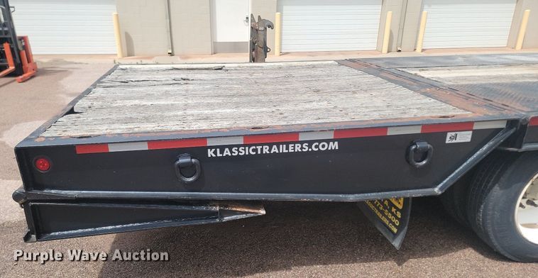 image for item NZ9919 2007 Dakota Manufacturing TE70HT drop deck hydratail equipment trailer