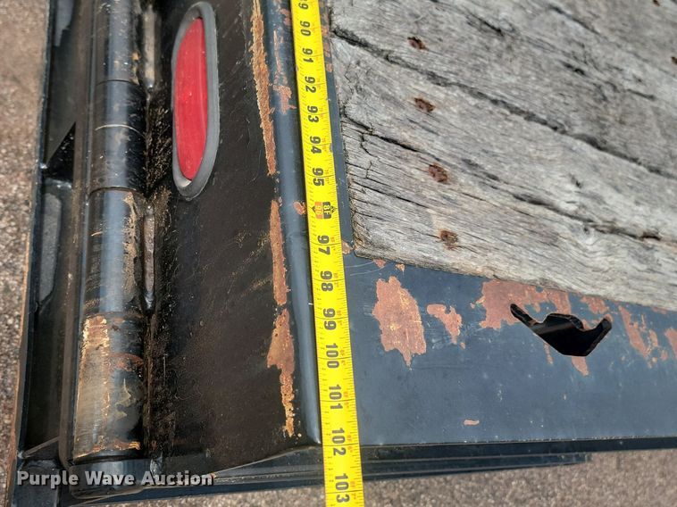 image for item NZ9919 2007 Dakota Manufacturing TE70HT drop deck hydratail equipment trailer