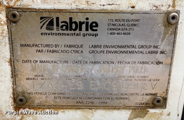 image for item OH9026 2009 International  7400 refuse truck