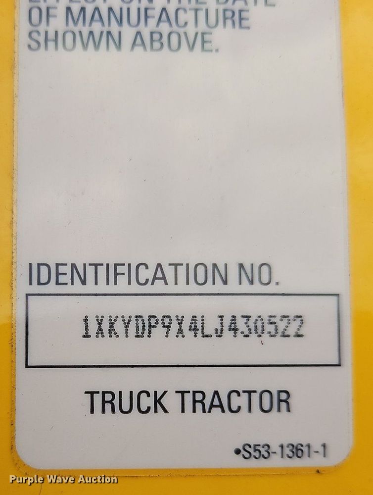 image for item OK9901 2020 Kenworth  T680 semi truck