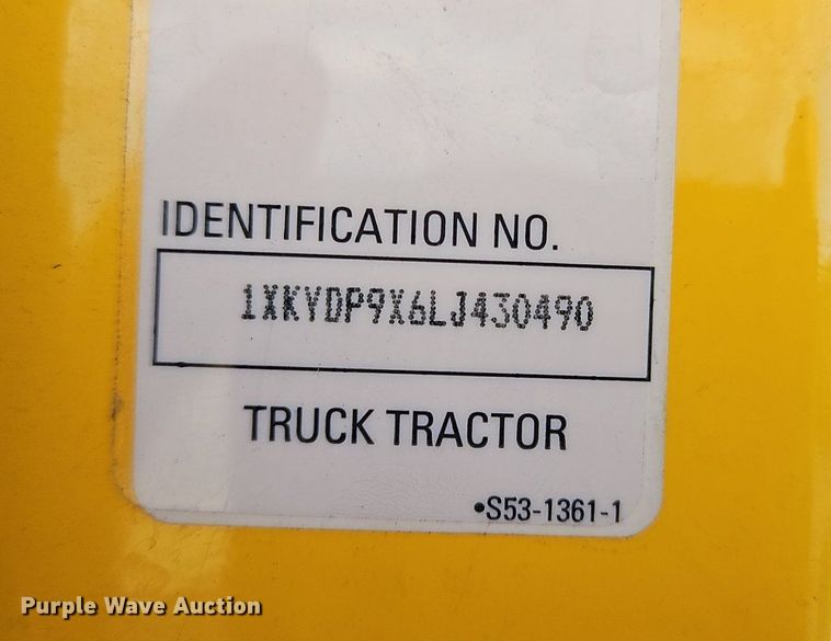 image for item OK9910 2020 Kenworth T680 semi truck