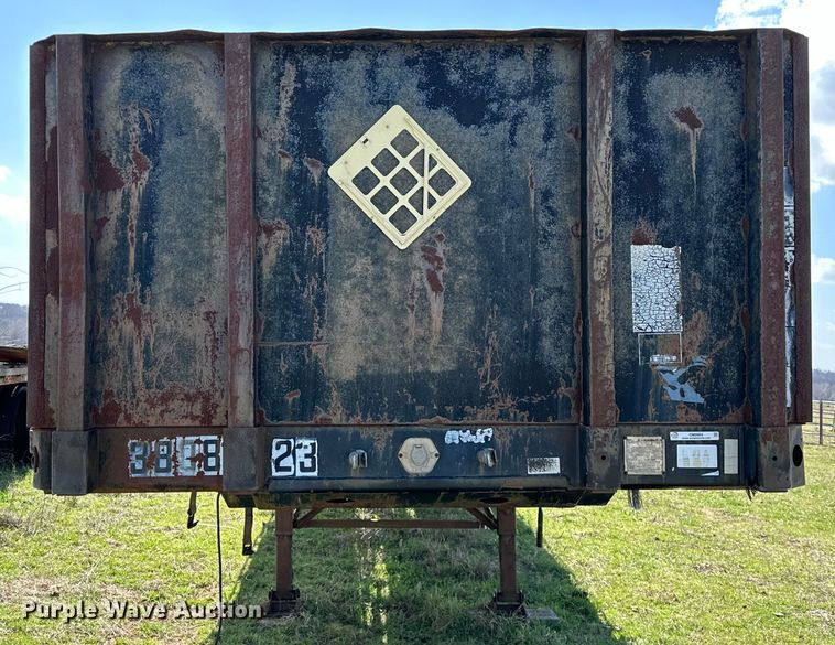 image for item OM9984 1991 Fontaine  FTW-4-8048SLW flatbed trailer