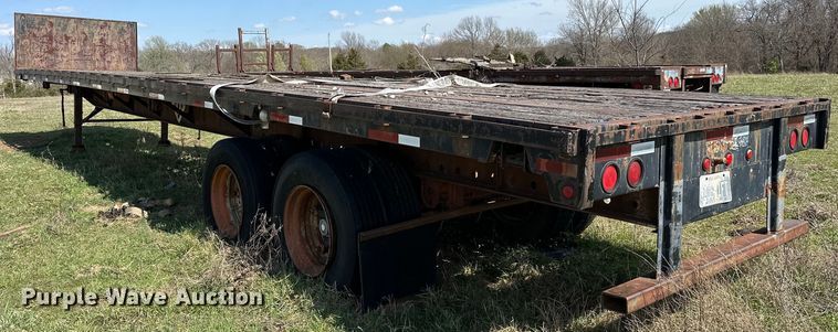 image for item OM9984 1991 Fontaine  FTW-4-8048SLW flatbed trailer